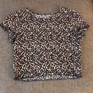 AE leopard tee